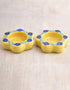 Blue Pottery T-Holder Set Of 2 Pcs.